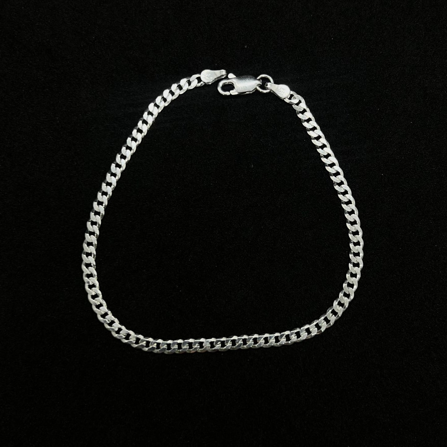 Pulsera En Plata Cubana