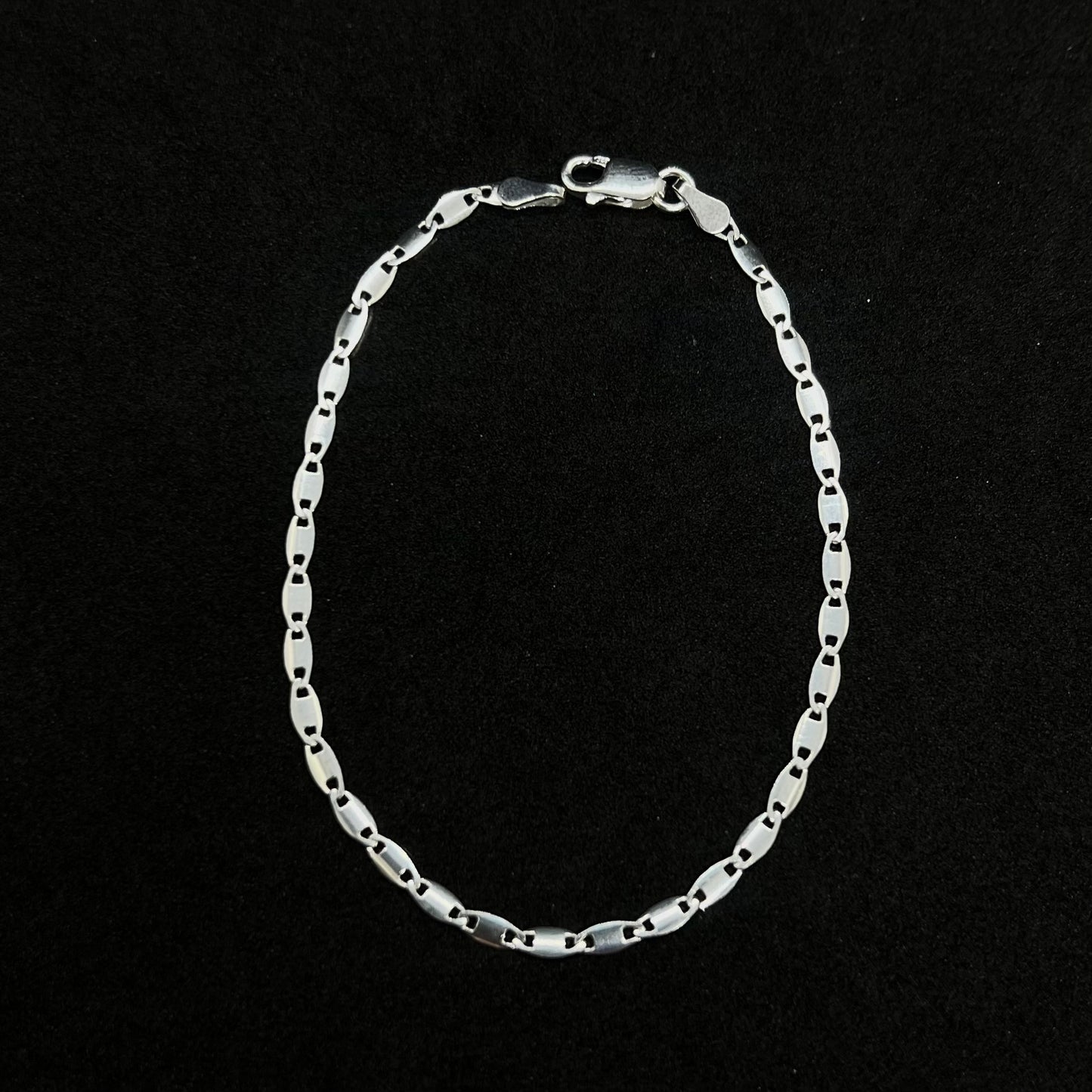 Pulsera En Plata Plana