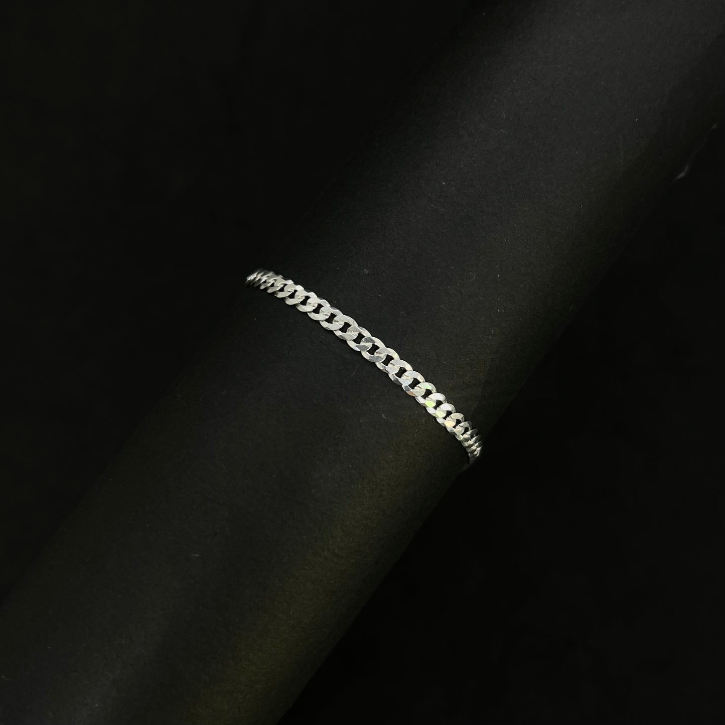 Pulsera En Plata Cubana