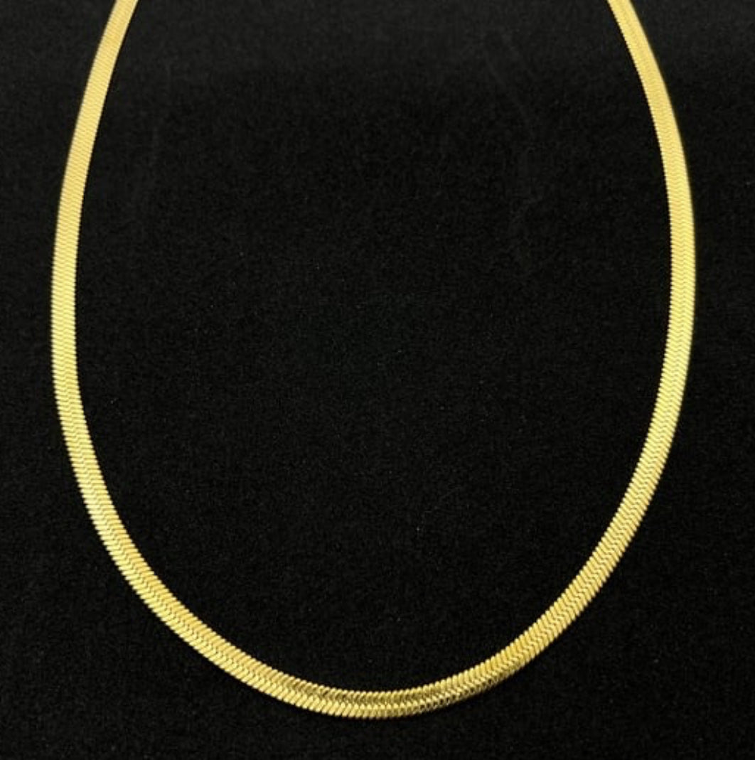 Cadena Piel de Serpiente Dorada