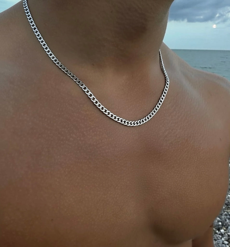 Cadena Cubana Plateada