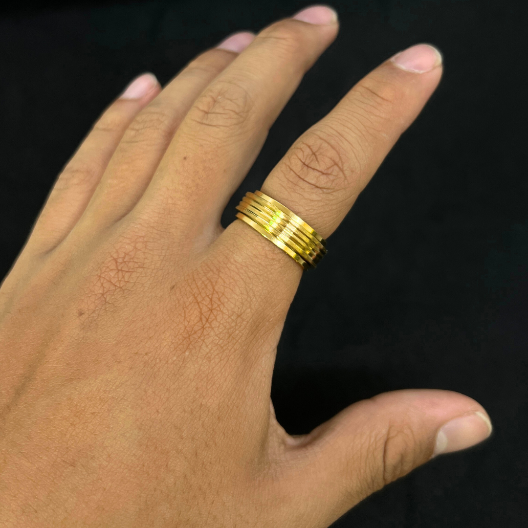Anillo Antiestrés Dorado