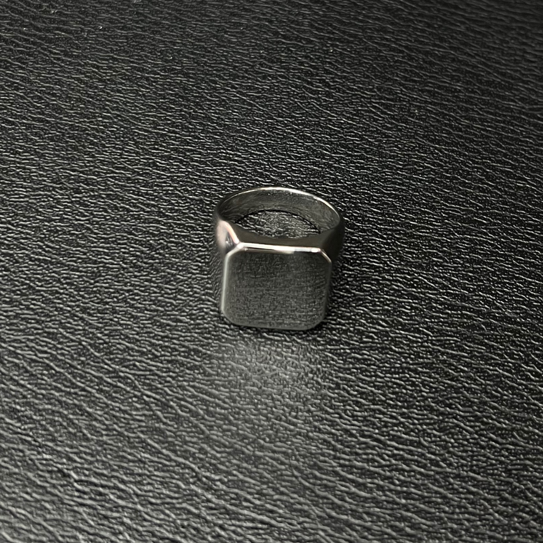 Anillo Espejo Plateado