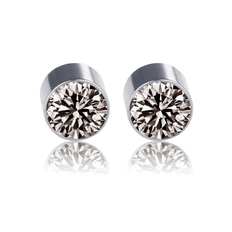 Arete De Imán Diamantes