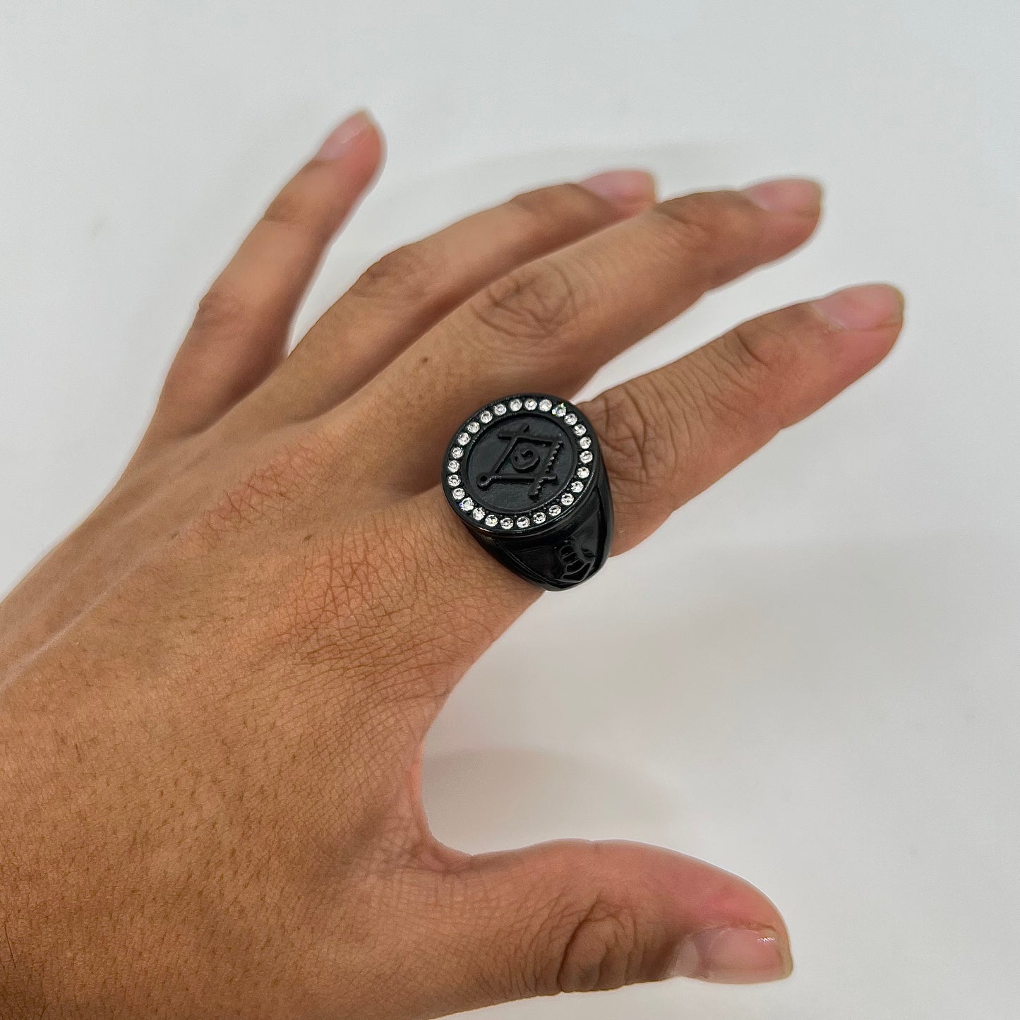 Anillo Masón negro
