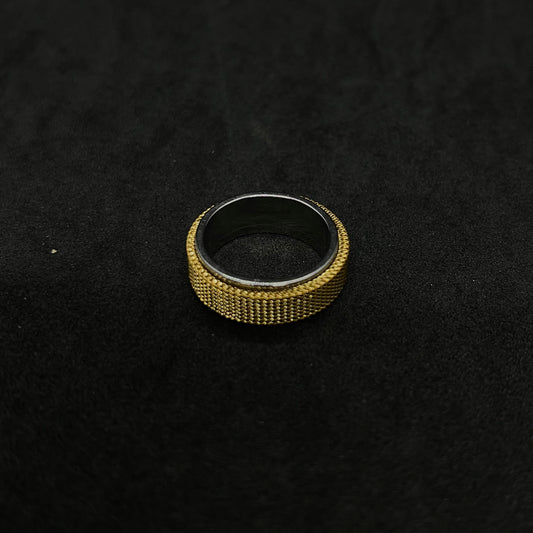 Anillo Antiestrés malla dorada
