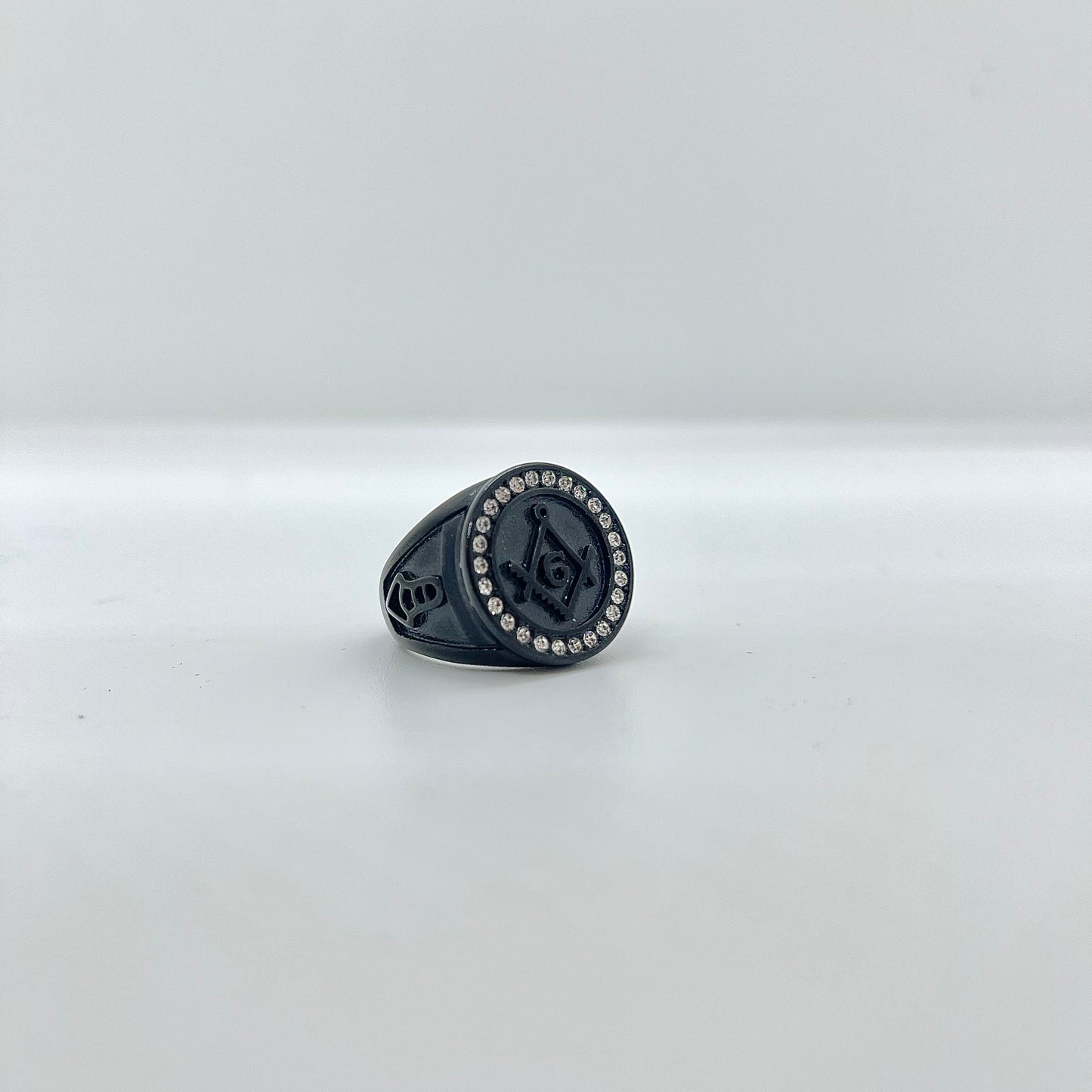 Anillo Masón negro
