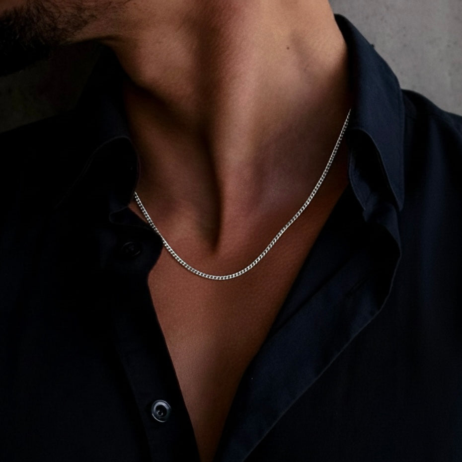 Cadena Minicubana Plateada