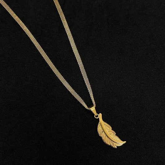 Cadena Dije Pluma
