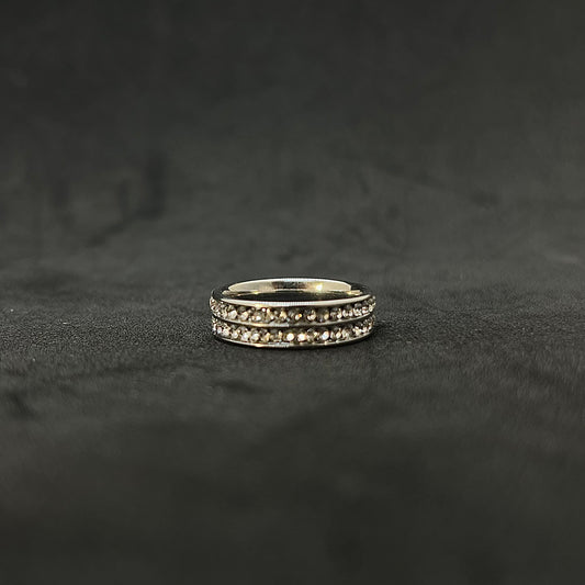 Anillo Doble Diamante