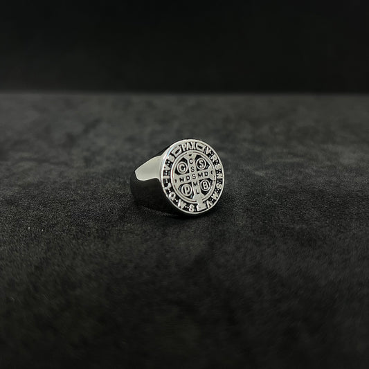 Anillo San Benito Plateado