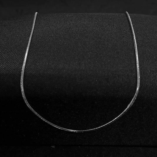 Cadena Cola Ratón Plateada