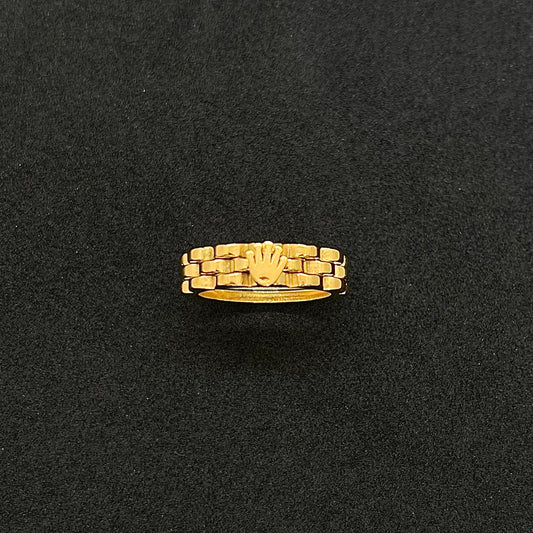 Argolla Rolex Dorada