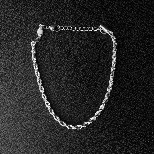 Pulsera Lazo plateado