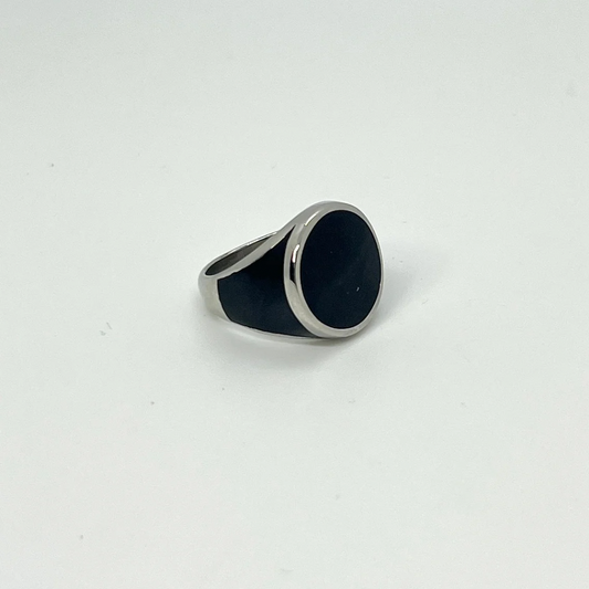Anillo Espejo Negro