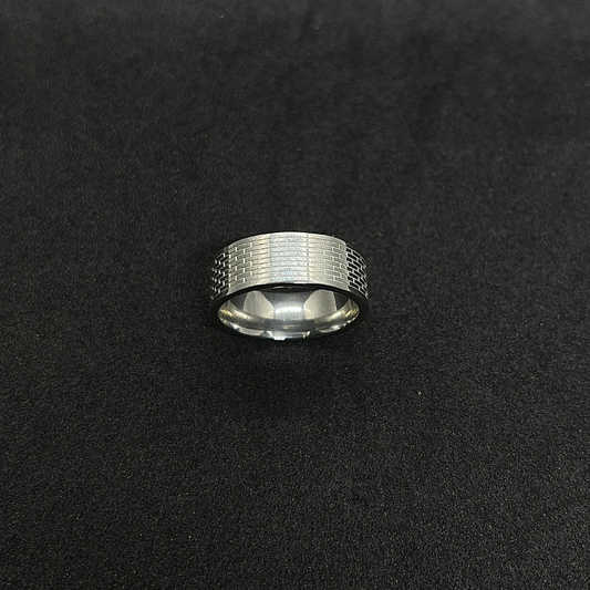 Anillo Mosaico Plateado