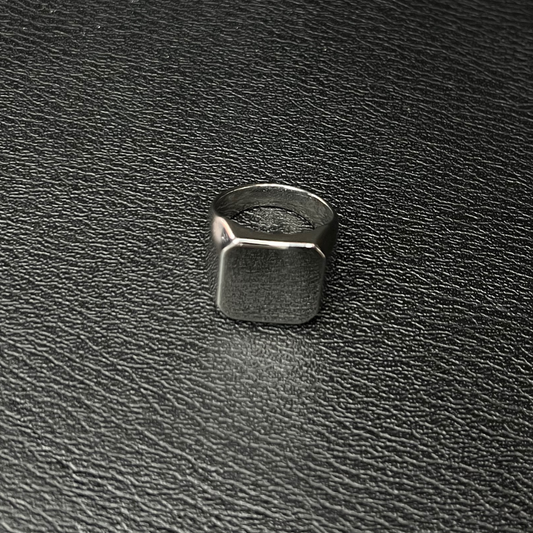 Anillo Espejo Plateado