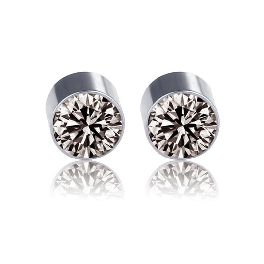 Arete De Imán Diamantes